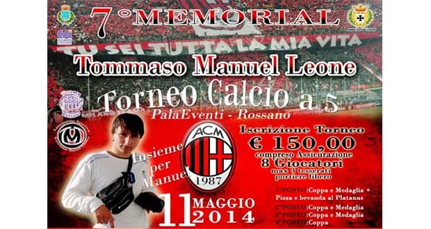 Rossano, partono le iscrizioni al memorial Tommaso Manuel Leone
