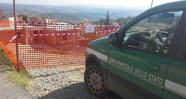 Torano castello, sequestrata una costruzione
