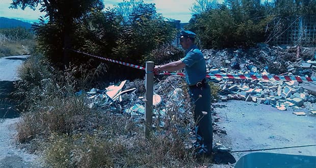 Corigliano, sigilli ad una discarica abusiva