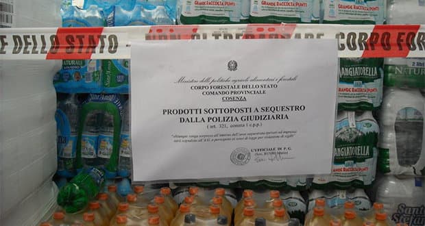 Cfs, sequestro bibite a Guardia Piemontese