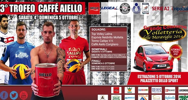 Caffè Aiello Corigliano - Sabato e domenica c'è il "Trofeo Caffè Aiello"
