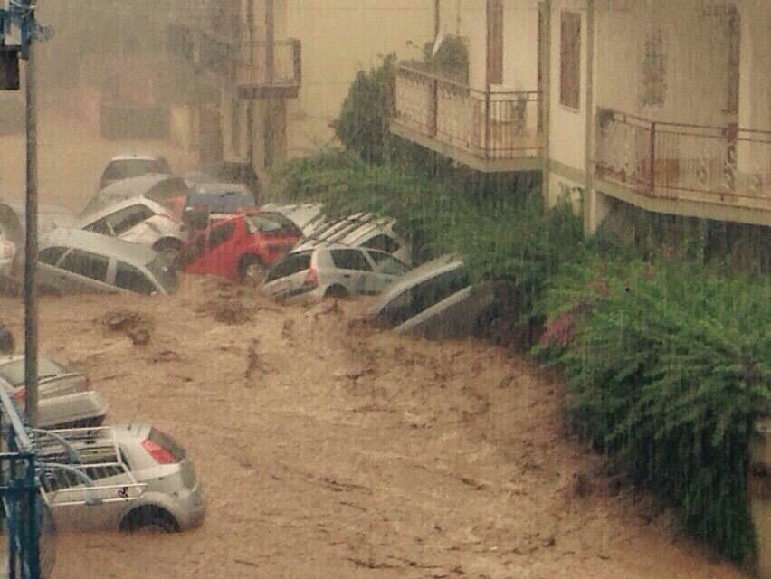 Corigliano e Rossano invase da acqua e fango, disastro annunciato