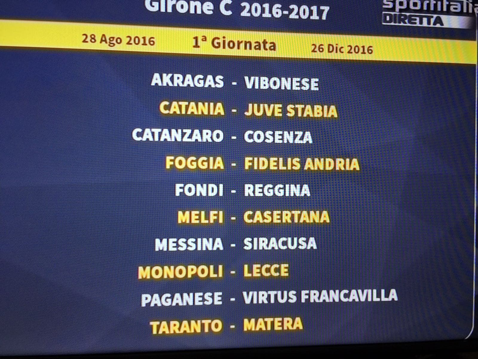 Calcio, Lega Pro: è subito derby! Il 28 agosto Catanzaro-Cosenza al Ceravolo