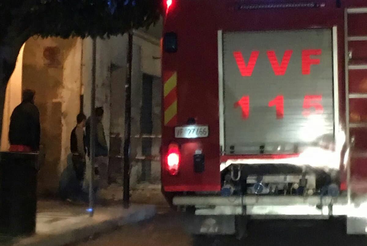 Probabile crollo in via Margherita a Rossano