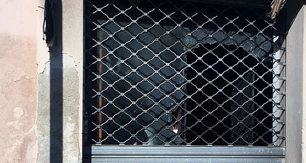 Incendio in un negozio di viale Margherita
