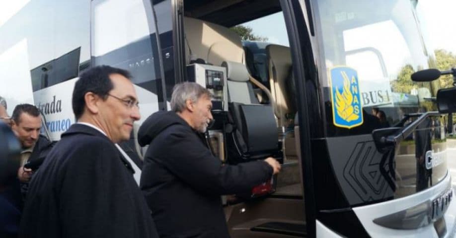 Delrio in viaggio sulla nuova A3