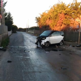 Corigliano, all'alba il primo incidente del 2017