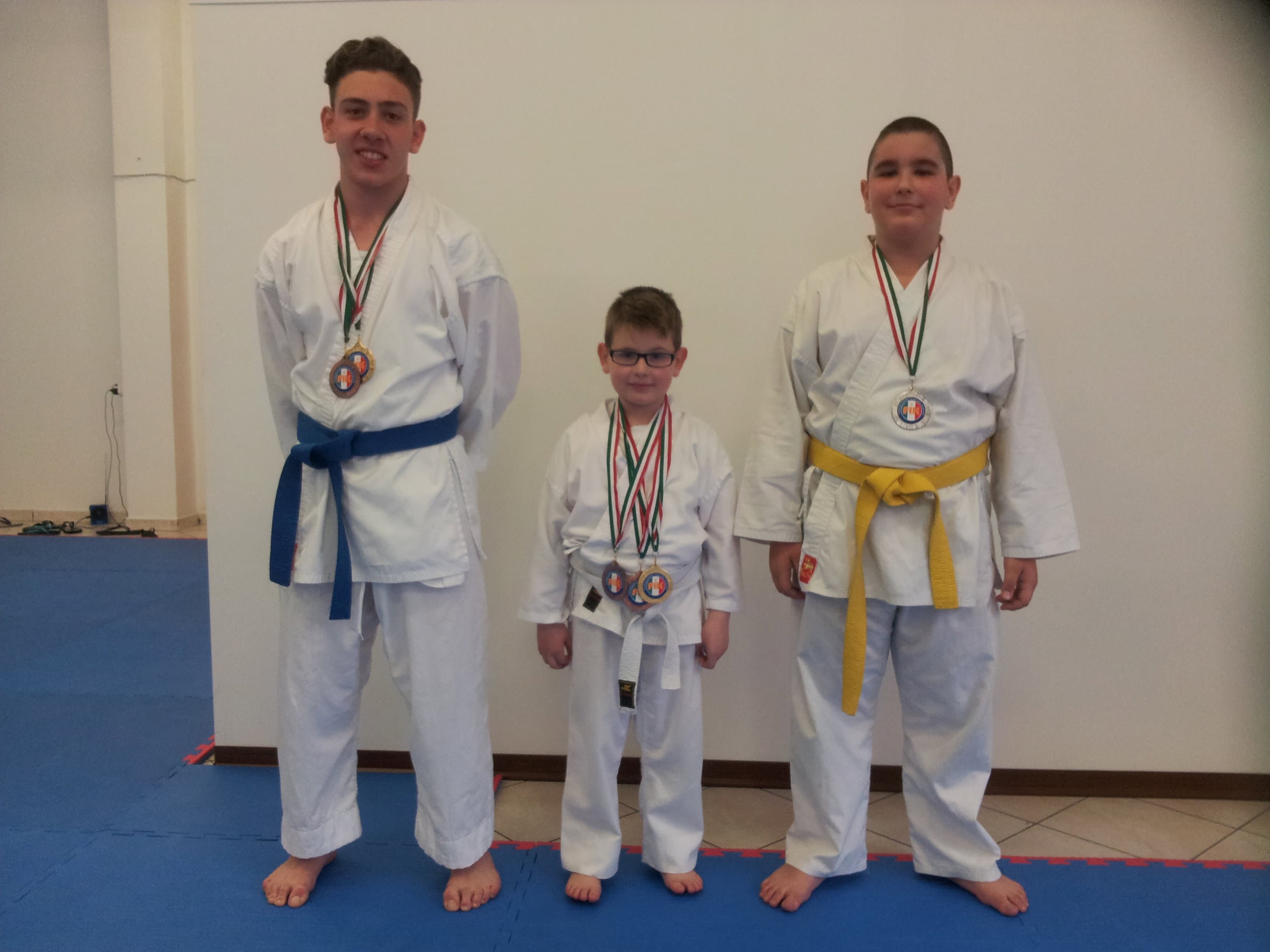 Karate Crosia, tre atleti sul podio del trofeo interregionale
