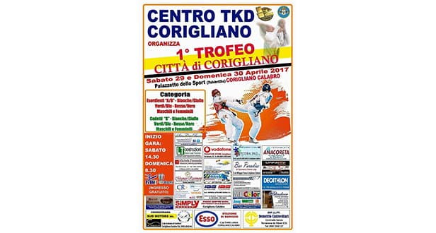 Corigliano, al Palabrillia il primo Trofeo interregionale di Taekwondo