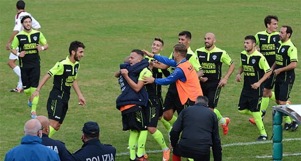 Corigliano calcio vince contro lo Juvenilia