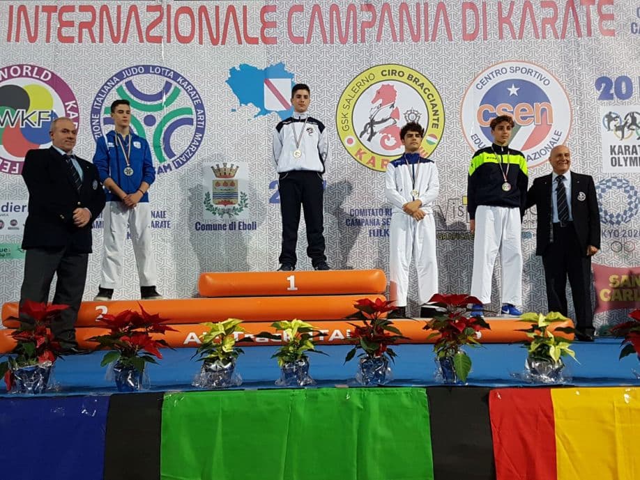 Francesco Andriani è bronzo agli Internazionali di Karate