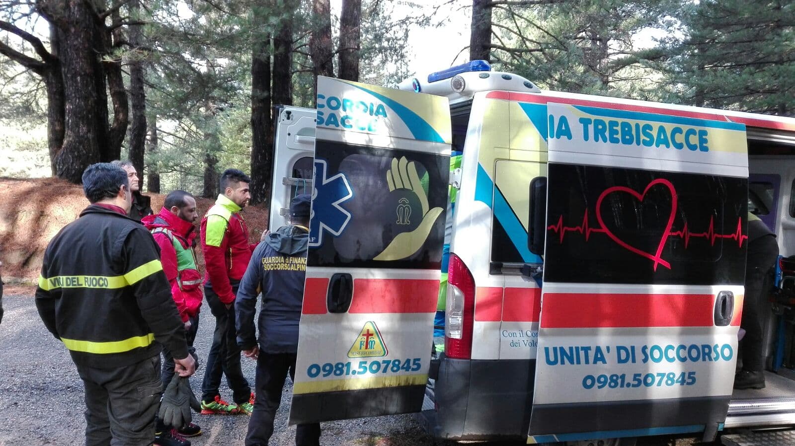 Rossano: uomo soccorso in montagna durante battuta di caccia