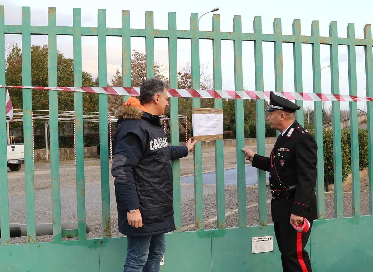 Carabinieri Forestale, sotto sequestro depuratore consortile Valle Crati