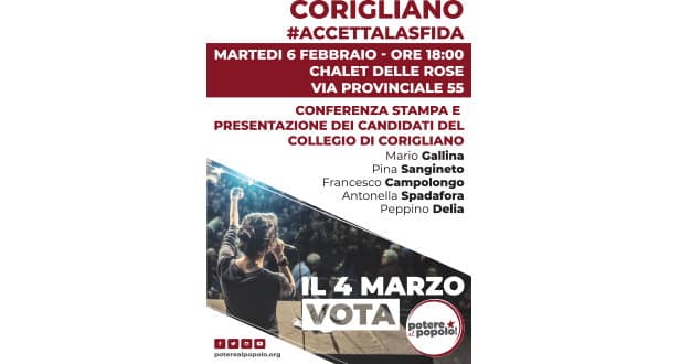Potere al popolo presenta i suoi candidati sullo Ionio