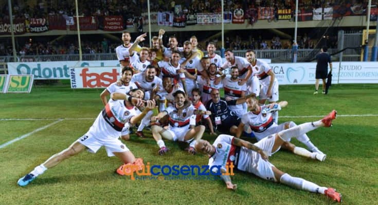 Calcio, play off: il Cosenza vince a San Benedetto, adesso semifinale contro il Sudtirol