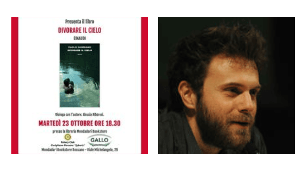 Rossano, martedì 23 lo scrittore Paolo Giordano presenta il nuovo libro"Divorare il cielo"