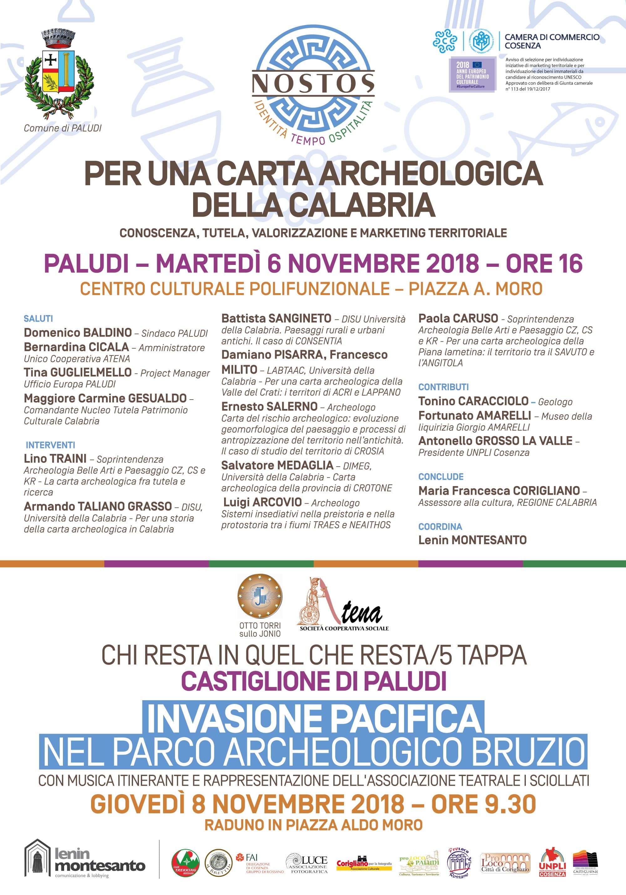 Da Paludi il rilancio della Carta Archeologica. Martedì 6 il Forum regionale con gli esperti