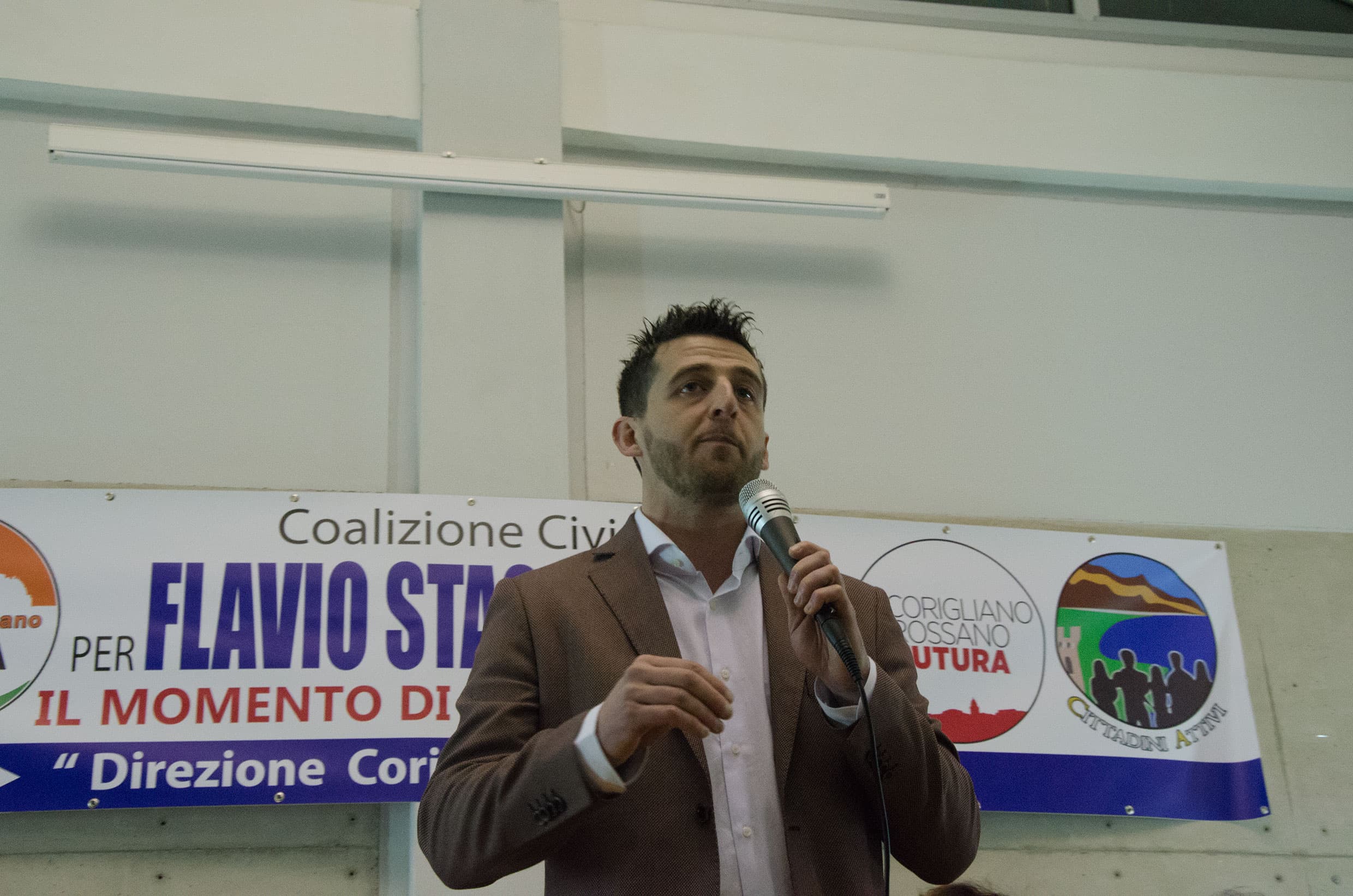 Domani 14 febbraio a Corigliano, conferenza stampa della coalizione per Flavio Stasi Sindaco