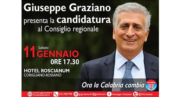 Giuseppe Graziano presenta la sua candidatura