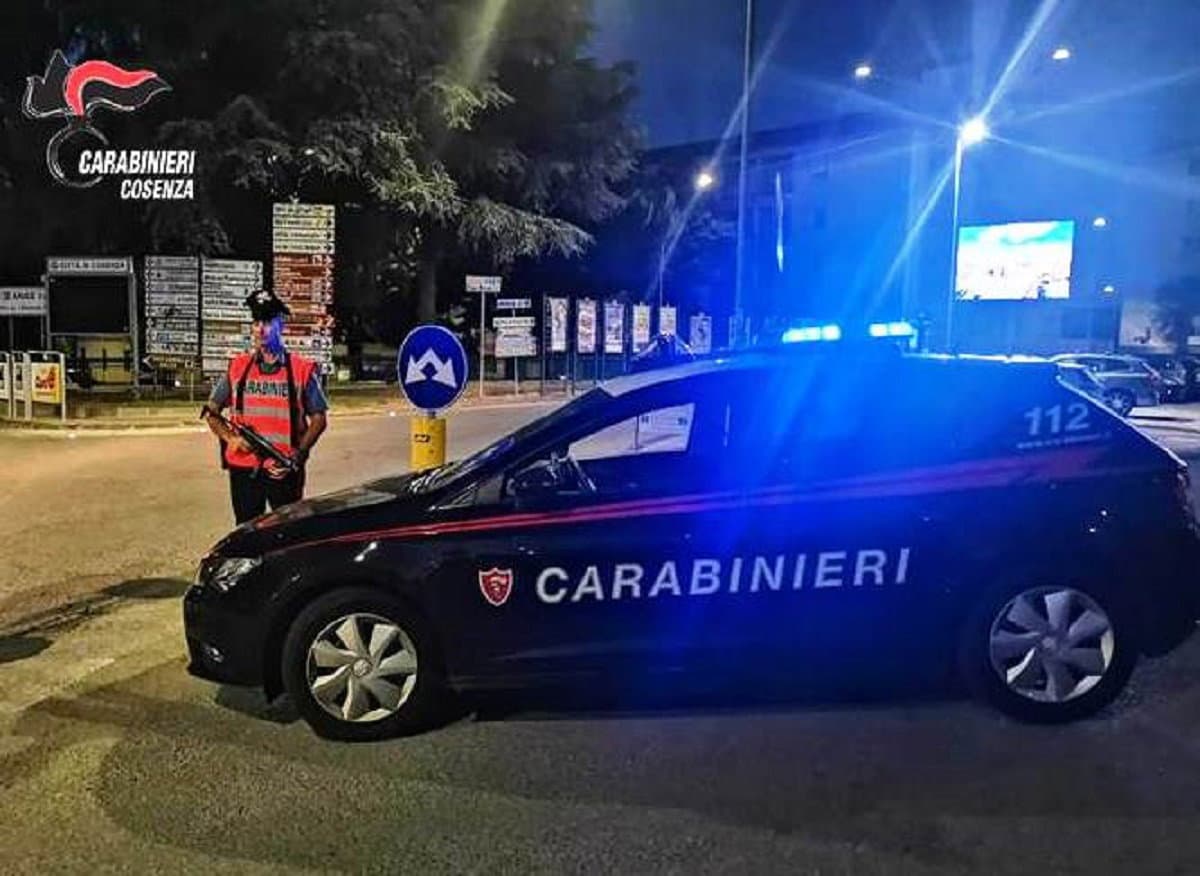Cosenza, picchia la compagna e aggredisce i Carabinieri, 21enne arrestato nella notte