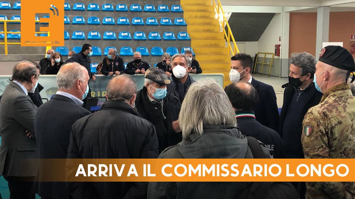 Al via l'Hub Vaccinale del "PalaBrillia". Allo start il commissario Longo