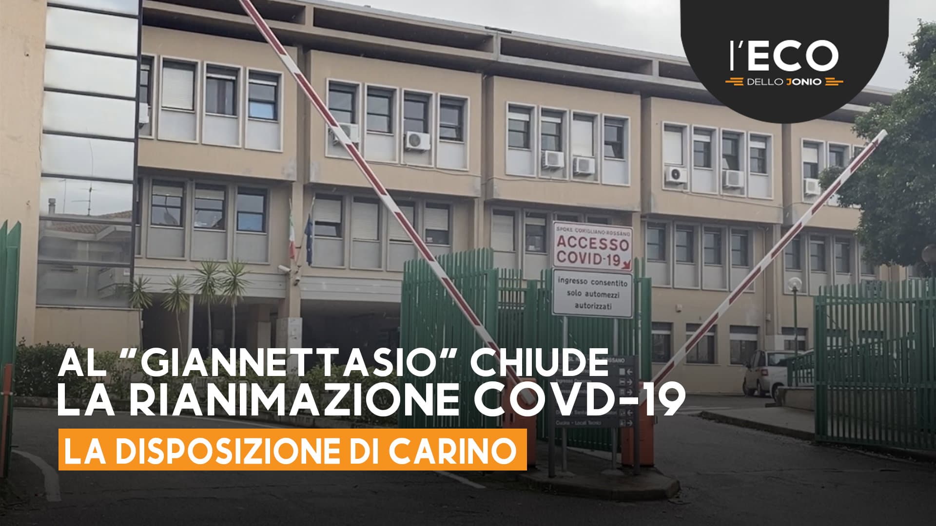 Corigliano-Rossano, chiude la rianimazione Covid. Si passa all'attività "normale"
