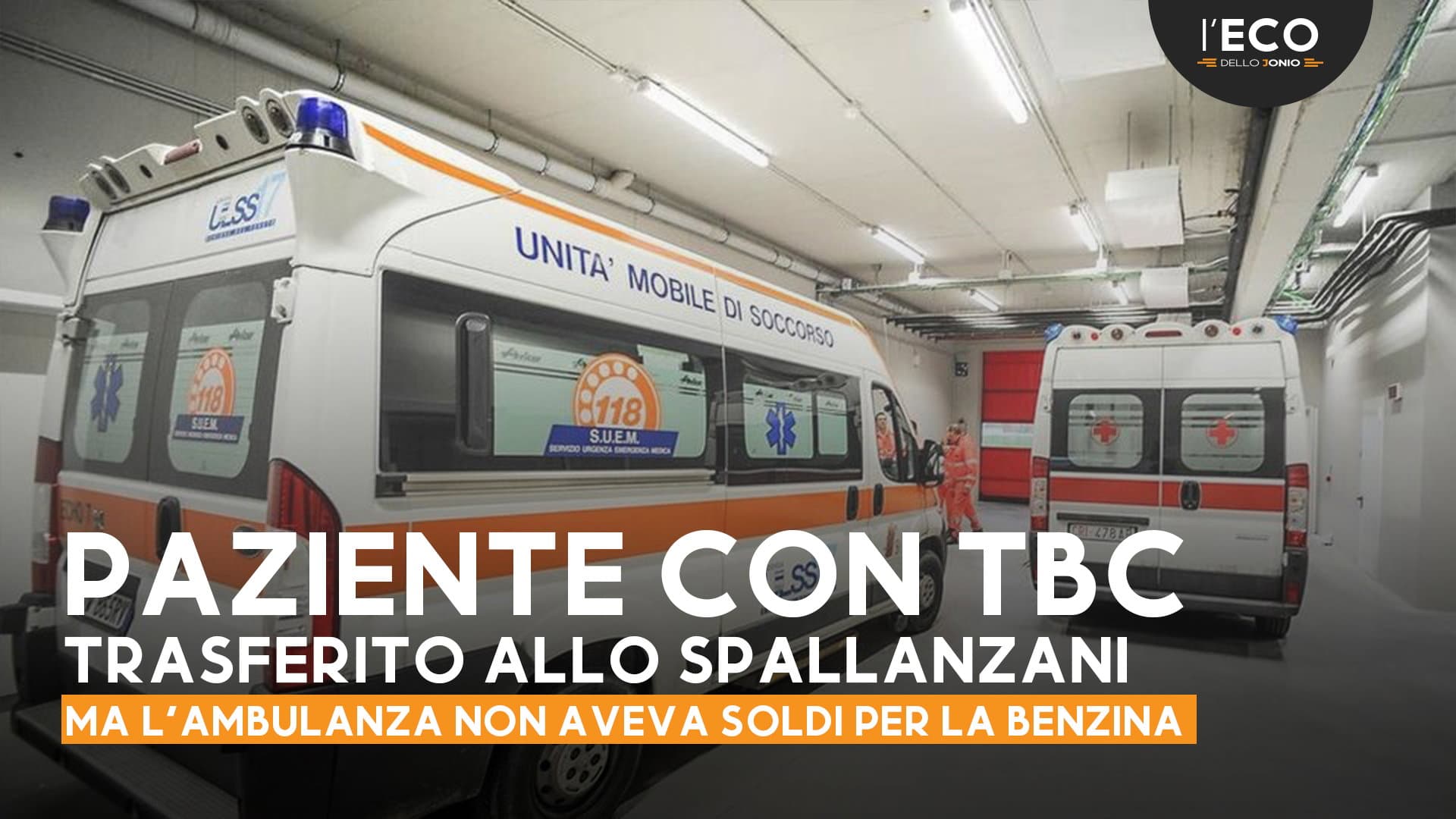 Finisce l'avventura del paziente tubercolotico: trasferito allo Spallanzani di Roma