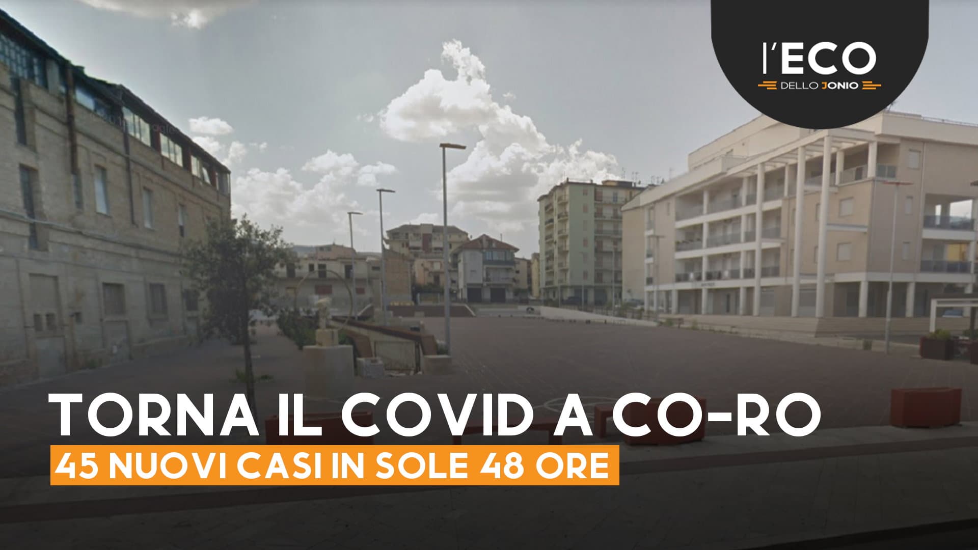 Covid, 23 nuovi casi a Corigliano-Rossano