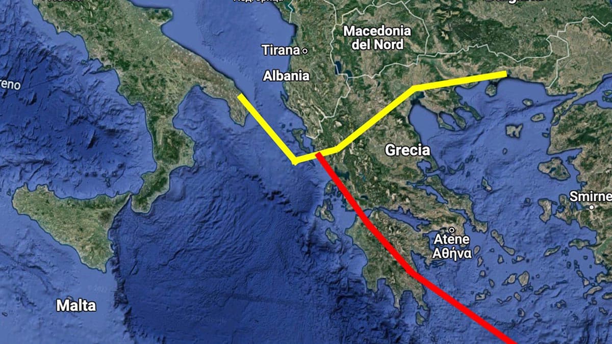 Il Mar Jonio al centro degli approvvigionamenti energetici con il gasdotto EastMed-Poseidon