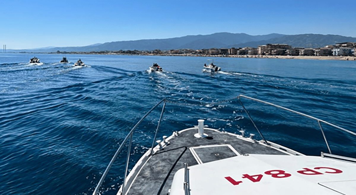 Mare sicuro, lungo lo Jonio sibarita operativi 50 marinai, 5 unità navali e 8 mezzi a terra