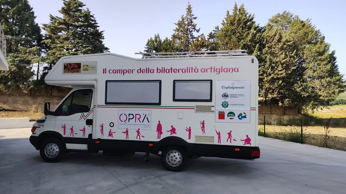 A Camigliatello Silano in arrivo il Camper della bilateralità artigiana