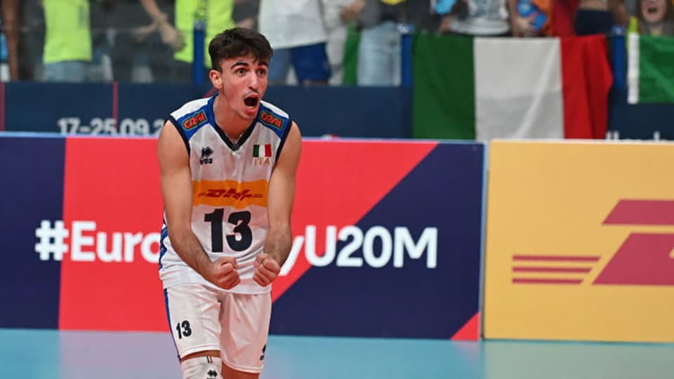 Gabriele Laurenzano trascina l'ItalVolley under 20 alle semifinali del campionato europeo
