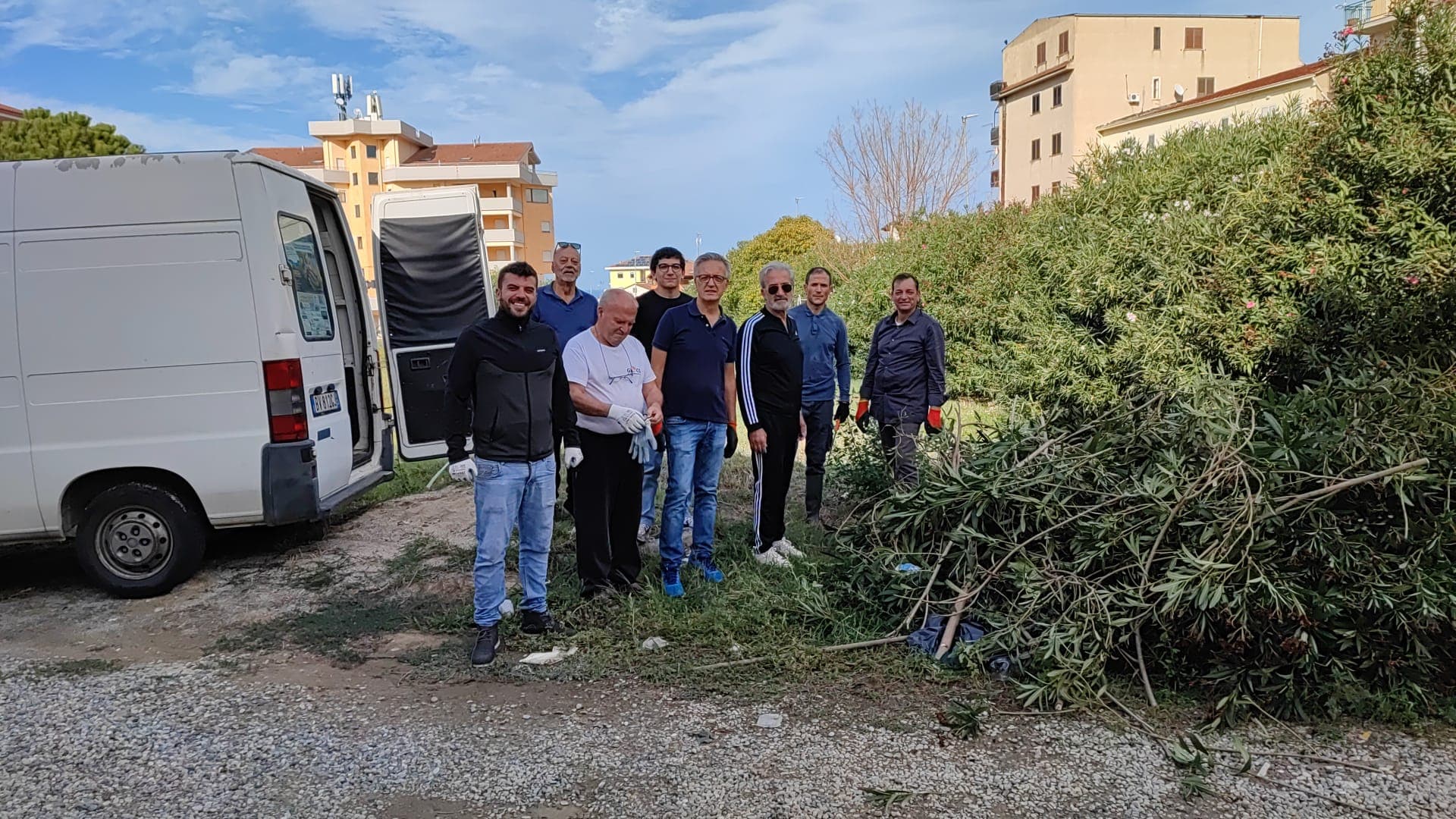 Co-Ro, al via i lavori per la rigenerazione e la cura dell'area verde di Via De Gasperi