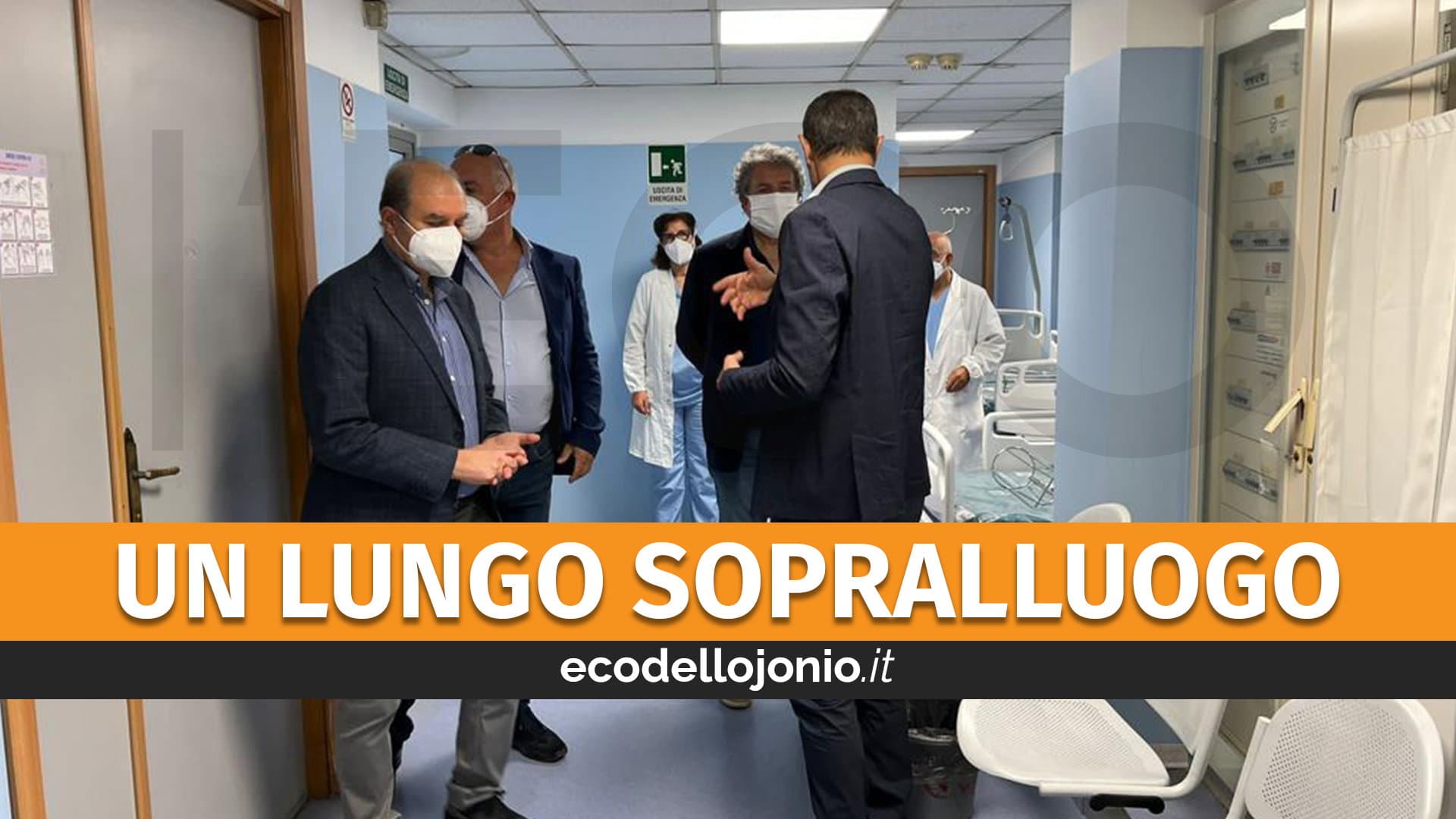 Il commissario Graziano in visita allo spoke di Co-Ro "porta" 13 nuovi posti letto nei pronto soccorso