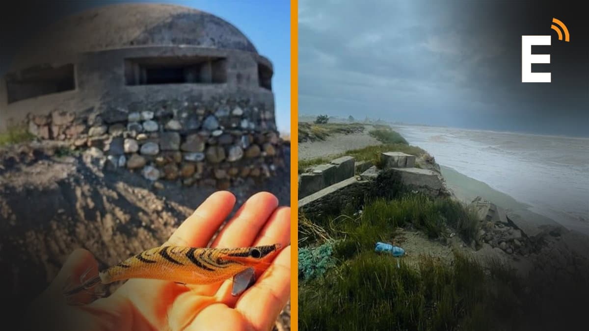 La storica Casamatta del lungomare di Mirto non c'è più... l'ha portata via il mare