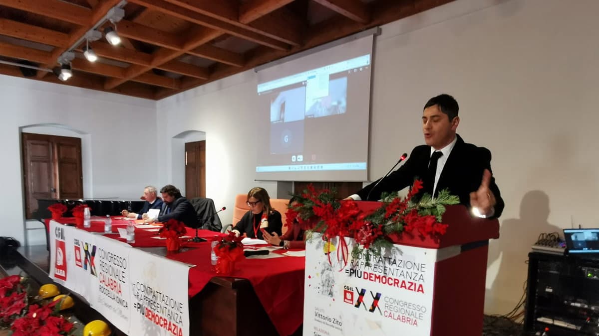 Simone Celebre rieletto segretario generale della Fillea Cgil Calabria