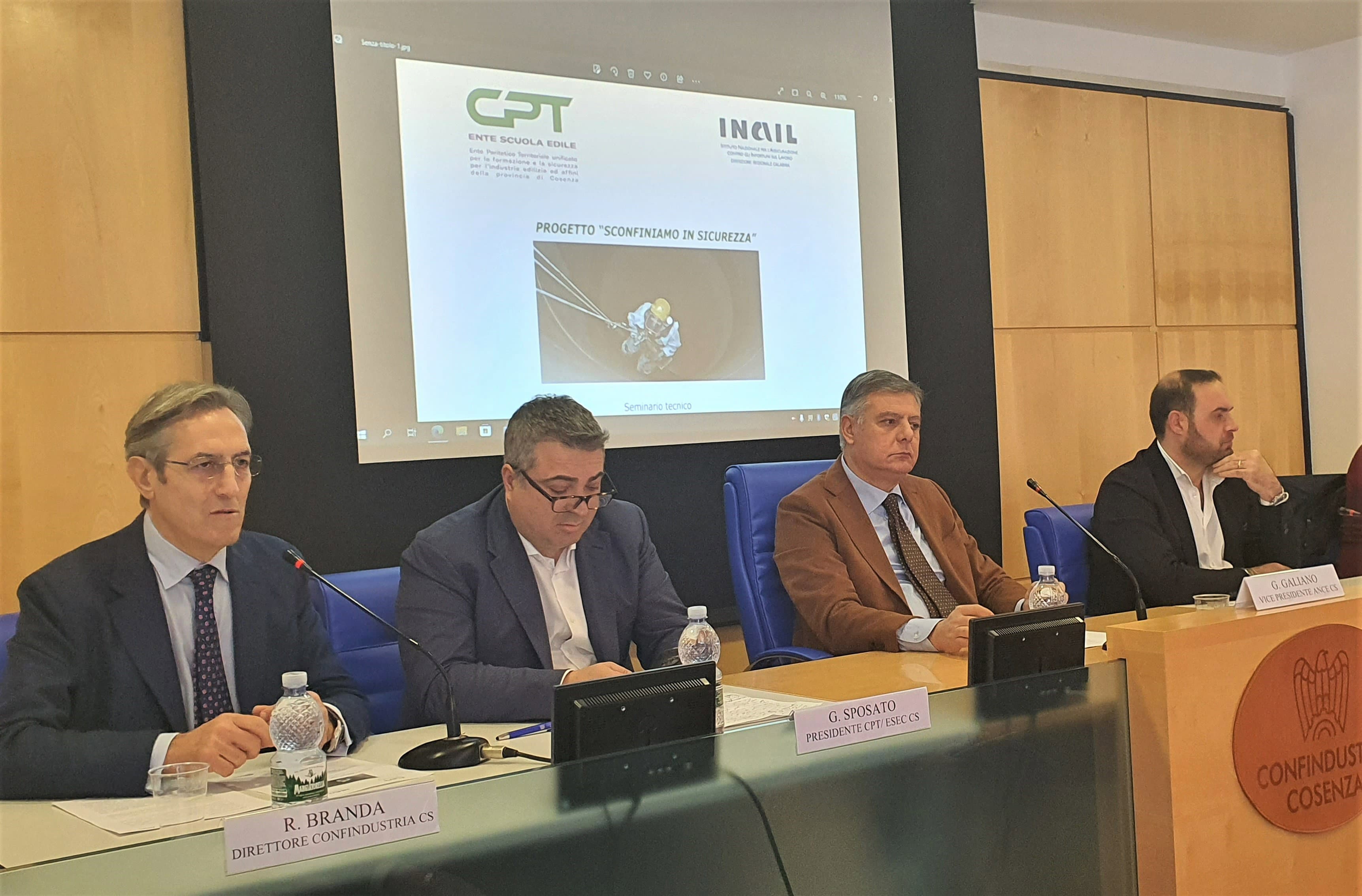 Confindustria Cosenza: parte l'iniziativa "Sconfiniamo in sicurezza"