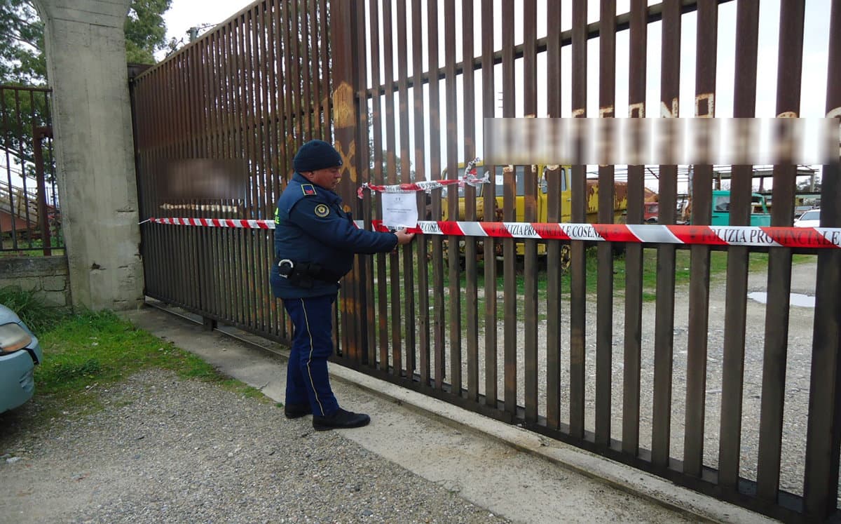 Co-Ro, sequestrata dalla Polizia Provinciale una vasta area adibita a discarica abusiva