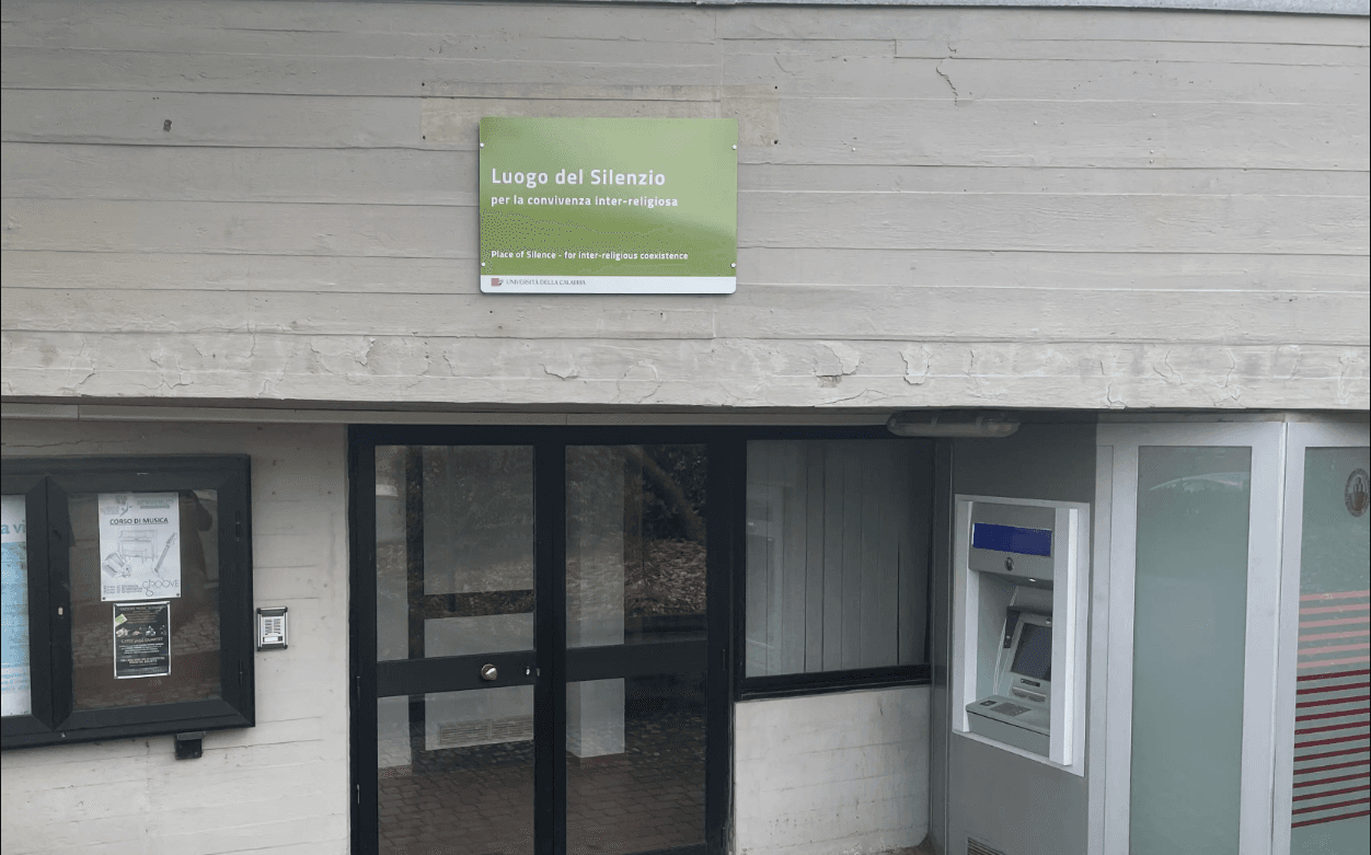 Apre il “Luogo del Silenzio” all’Unical: uno spazio per la convivenza inter-religiosa