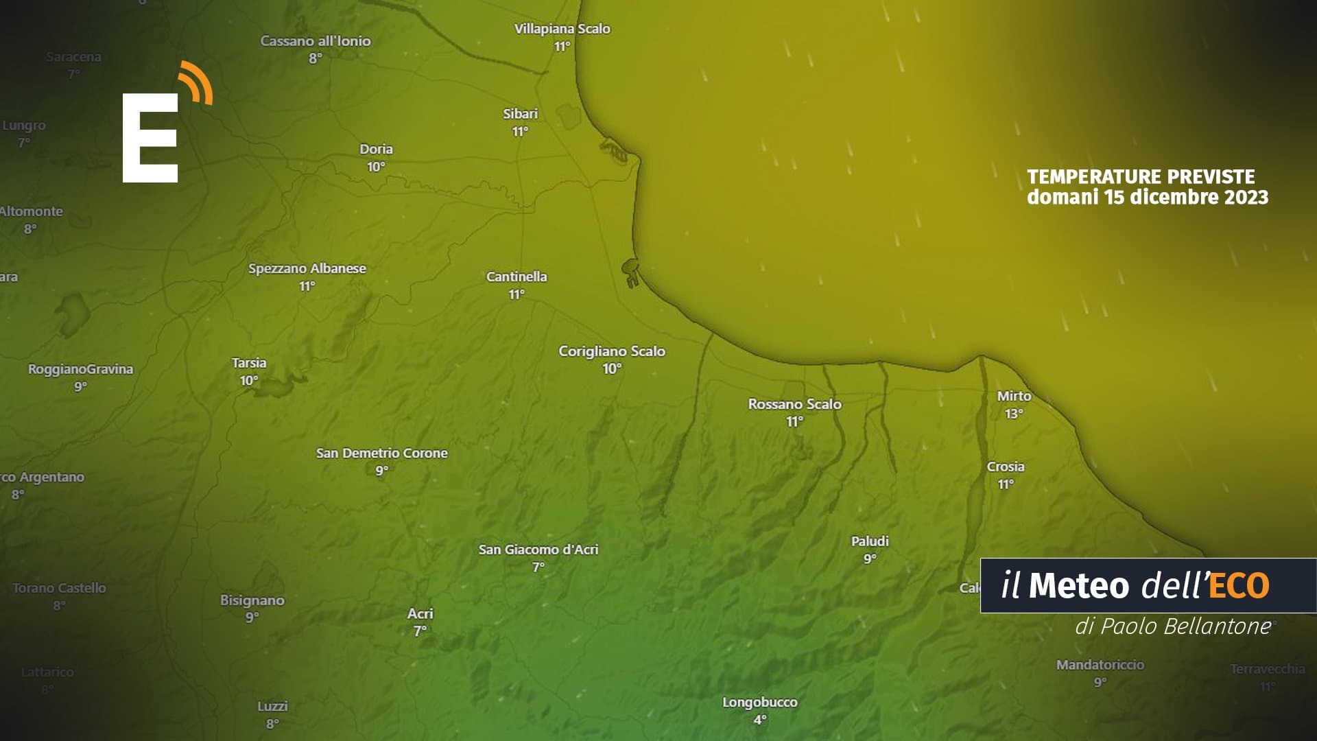 Dopo la bolla di calore di ieri (Co-Ro città più calda della Calabria) arriva la Tramontana