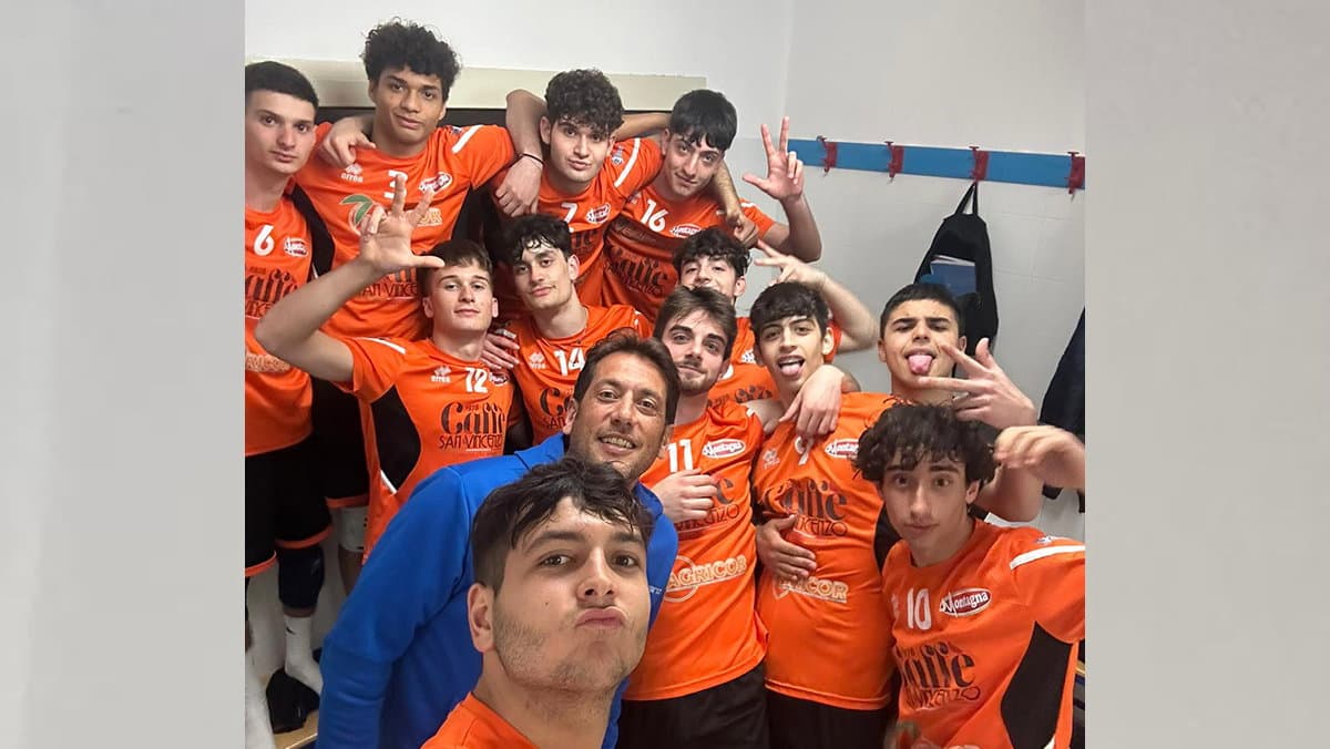 VOLLEY - la Caffè San Vincenzo conquista la Finale del Campionato Under 19 Maschile