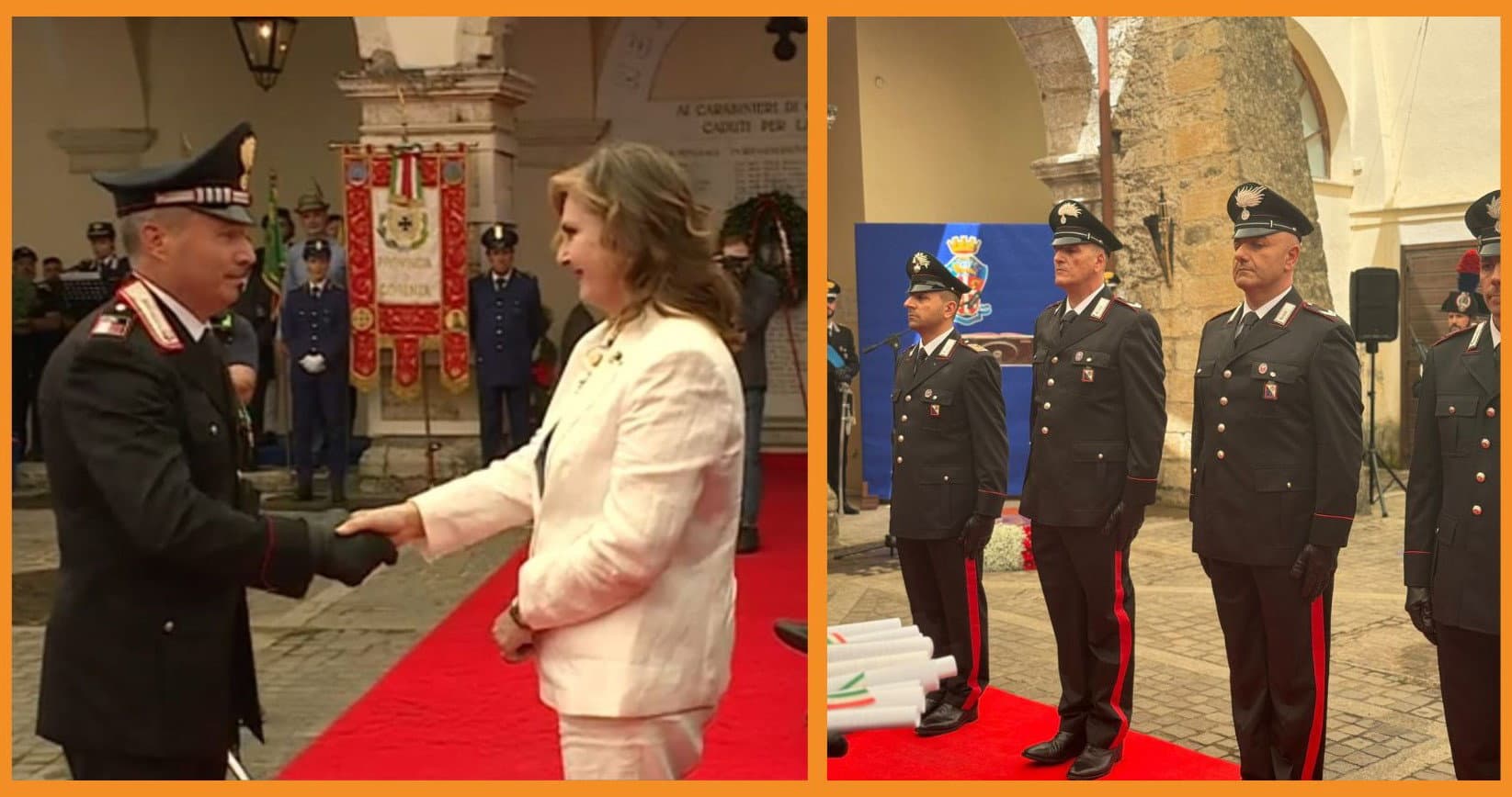 L'Arma dei Carabinieri premia il valore dei suoi militari