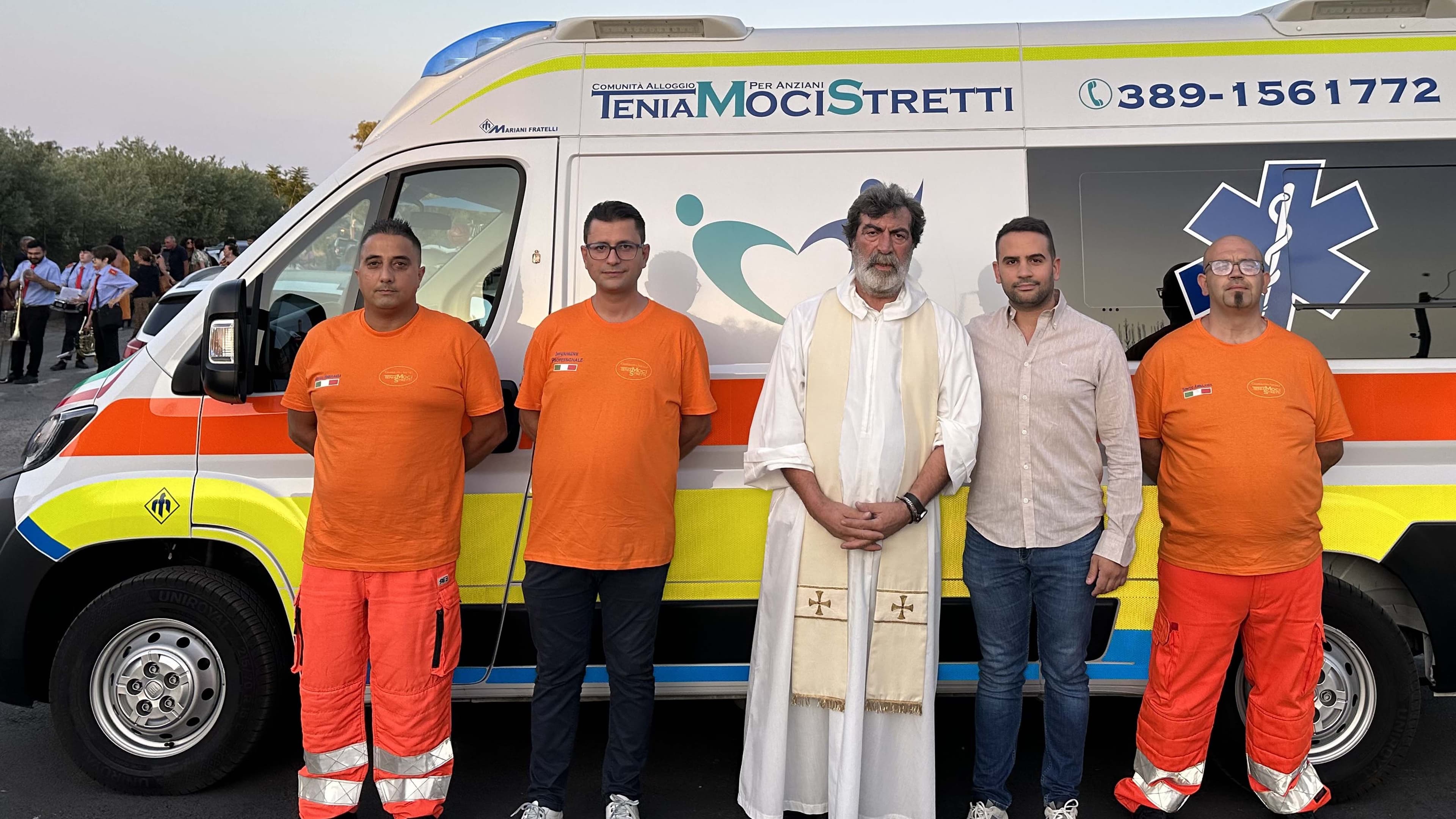 Co-Ro, alla Cooperativa Sociale "Teniamoci Stretti" affidato il servizio primo soccorso per la festa della Madonna del Carmine