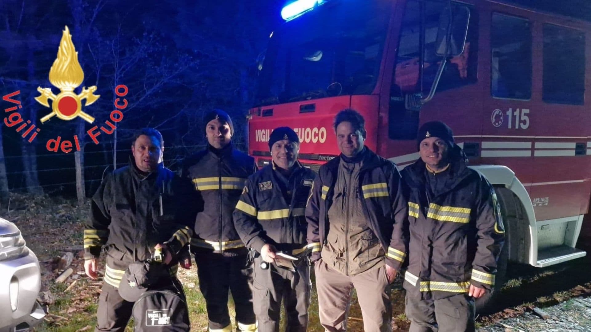 Turista inglese disperso nella Sila Grande: soccorso dai Vigili del Fuoco