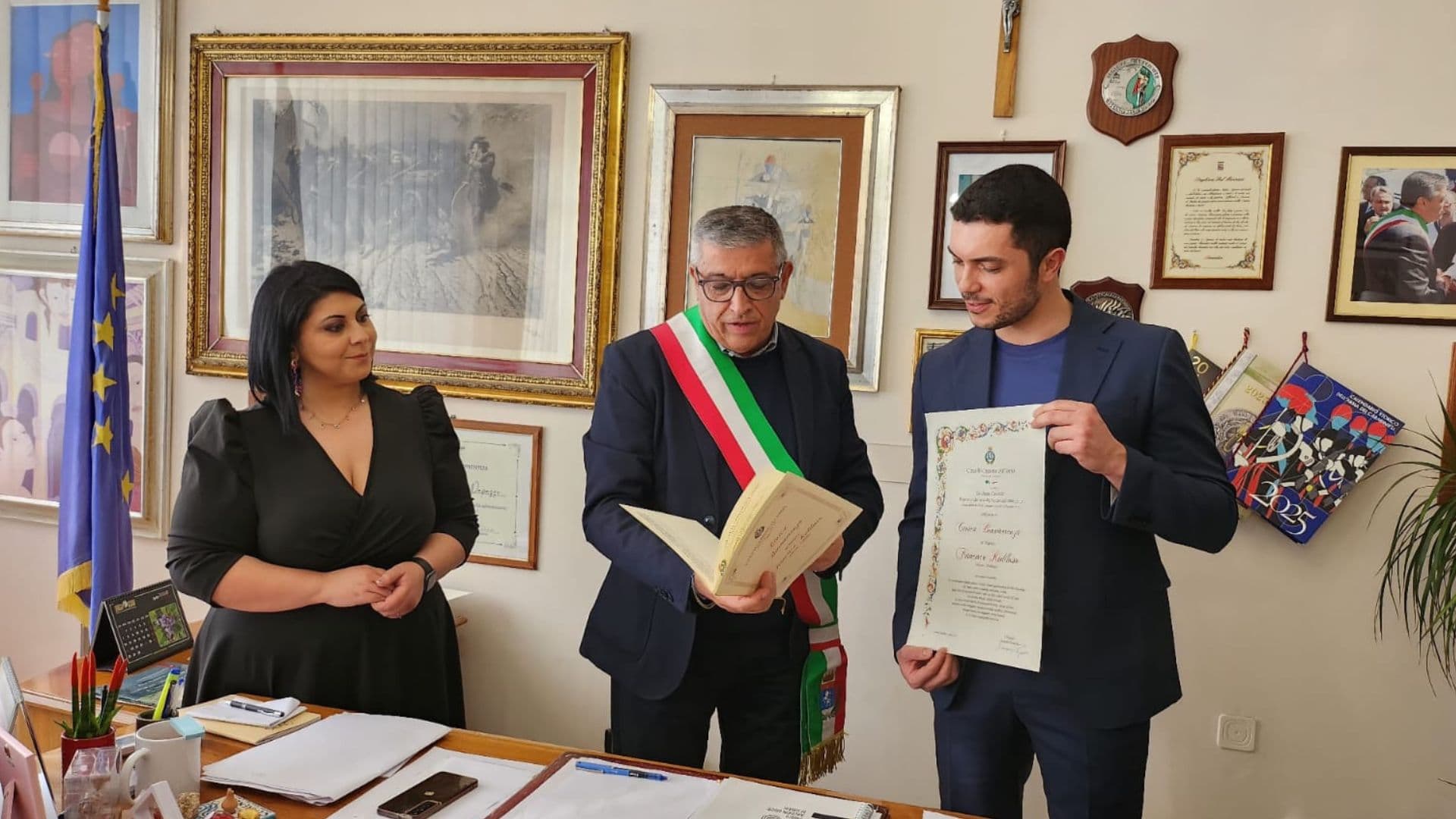Cassano Jonio consegna la civica benemerenza al Maestro Francesco Rodilosso
