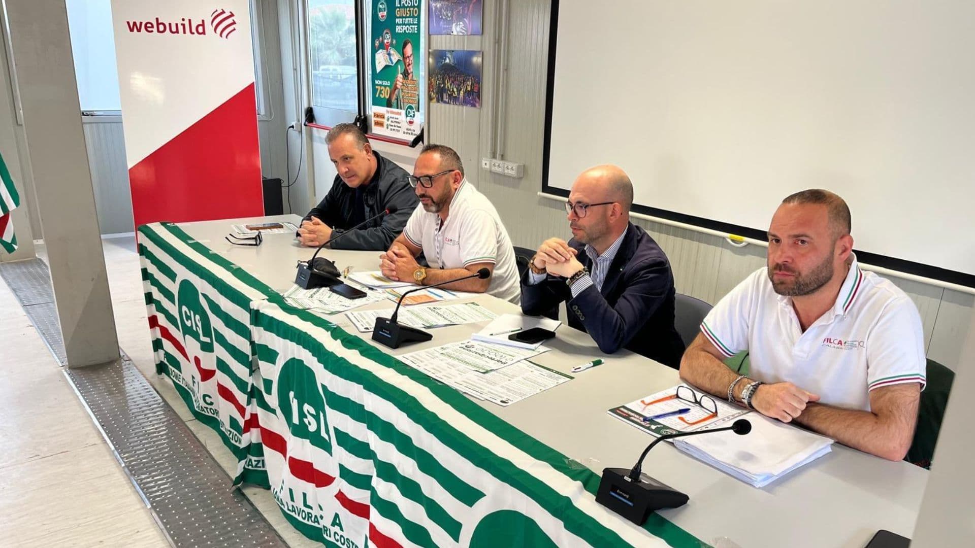 Cantiere 106 Villapiana, De Masi (Filca Calabria) e Sapia (Ust Cosenza): «Valorizzare contrattazione e sicurezza lavoro»