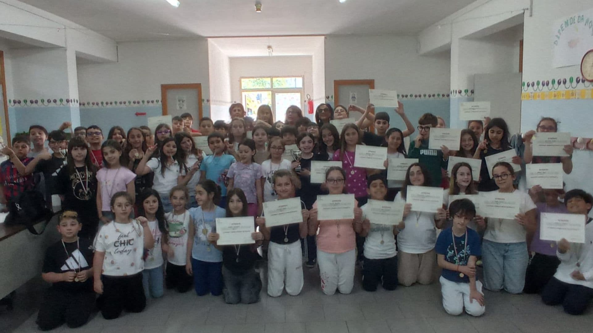Premiati gli alunni del plesso "Monachelle" che hanno partecipato ai Campionati di Matematica