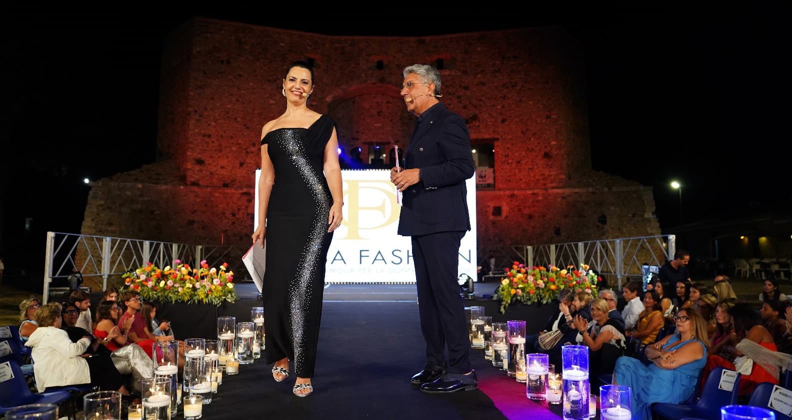 Eccellenze in passerella, successo travolgente: moda, imprese e memoria illuminano la Torre