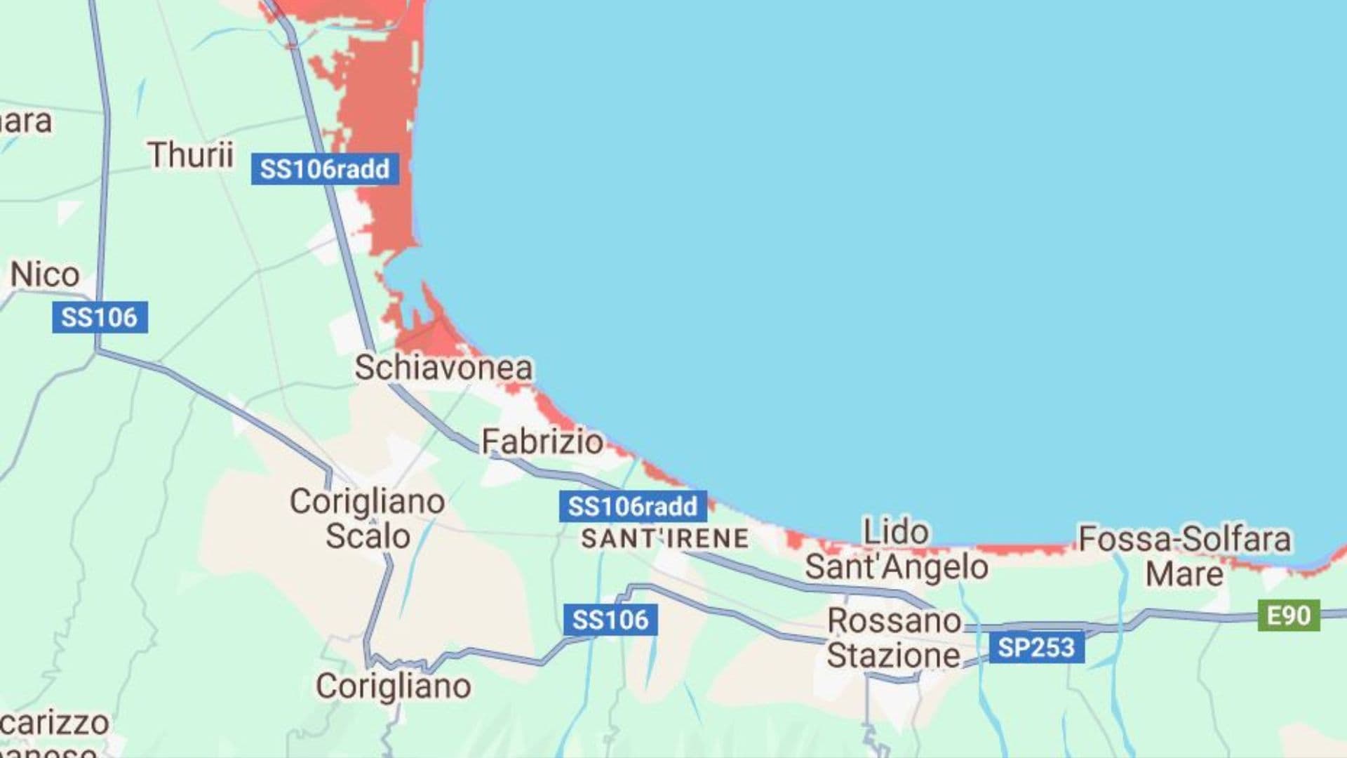 La Sibaritide rischia di essere sommersa per l'erosione costiera e l'innalzamento del mare
