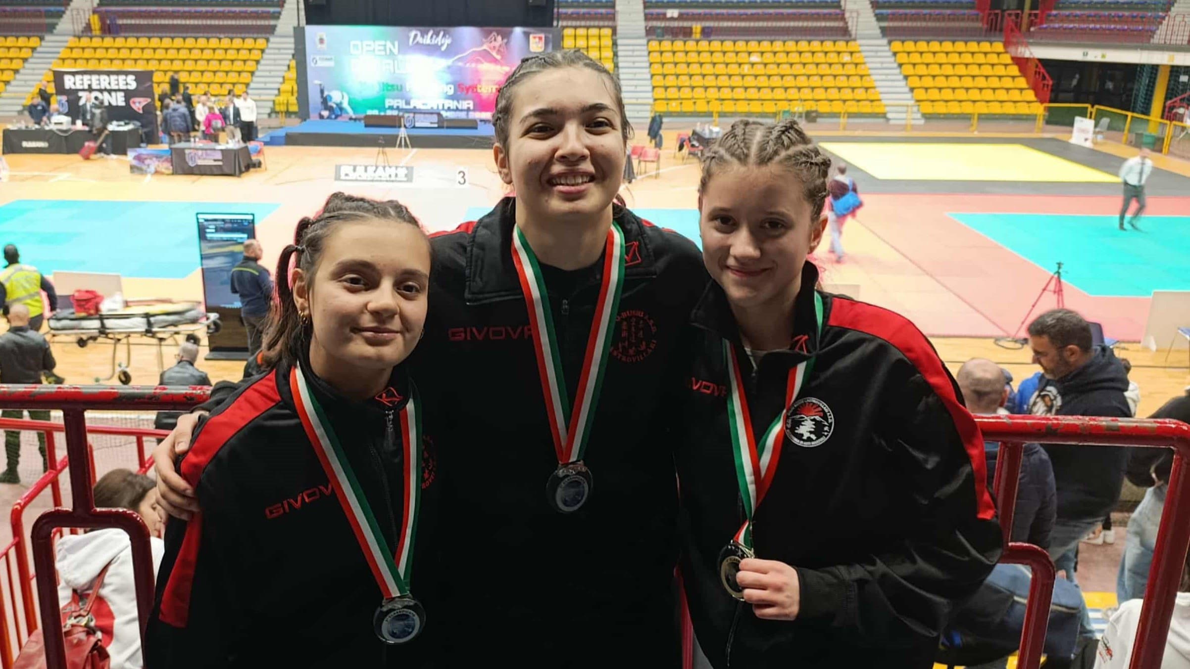 All'Open d’Italia Ju Jitsu di Catania la Dojo Bushi Castrovillari brilla con tre medaglie